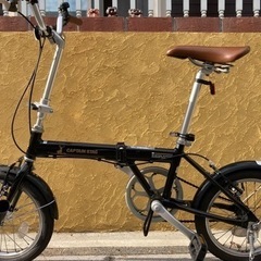 CAPTAIN STAG アルミ折り畳み自転車YG-0228