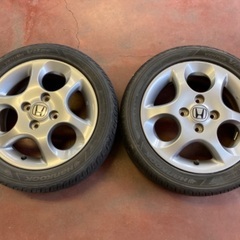 【2本のみ】ハンコック165/55R14夏ホンダ純正アルミセット...