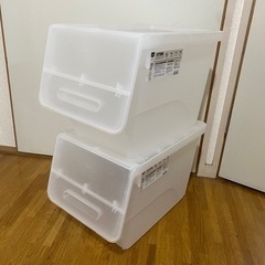 収納ボックス2個の画像