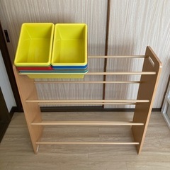 【取引済み】トイザらス　キッズオーガナイザー　おもちゃ収納棚