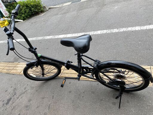 リサイクルショップどりーむ荒田店No.388　自転車　折り畳み式♪　LEDライト付き！6段ギア付き！早い者勝ち！