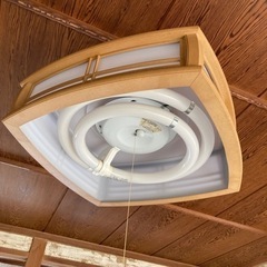 天然木の和室照明