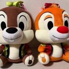 ディズニー　チップとデールのぬいぐるみ