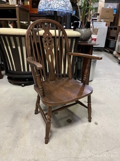 ☆激レア☆ 木製 チェア ホイールバック ヴィンテージ 椅子 イギリス