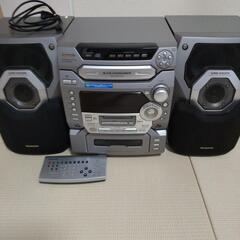 【値下げ】Panasonic　MDステレオシステム　【SN-NS...