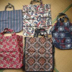 昭和レトロなバッグ　その２　５点セット