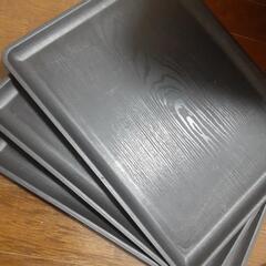 トレイ白&黒3枚　の画像