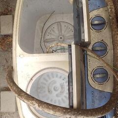 取引予定者有り！二層式　小型洗濯機　中古品・作動確認済み