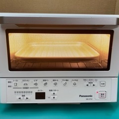 I370 ★ Panasonic コンパクトオーブン 1300Ｗ ★ 2021年製 ⭐動作確認済 ⭐クリーニング済