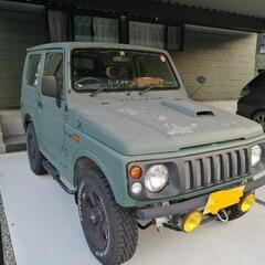 ジムニーJA22　MT　Jimny　中古車　つや消しグリーン