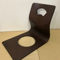 ニトリ　木製座椅子の画像