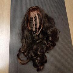ハロウィン、キャバ、カールウィッグ　ブラウンロング　50cmの画像