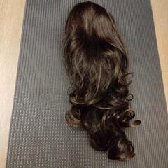 ハロウィン、キャバ、カールウィッグ　ブラウンロング　50cmの画像