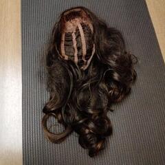 ハロウィン、キャバ、カールウィッグ　ブラウンロング　50cmの画像