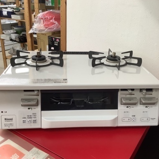 北見市発】リンナイ RINNAI グリル付きガステーブル RTE65VARBR 2017年