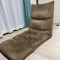 【無料】座椅子　1人用　一人暮らし　茶色　ブラウンの画像