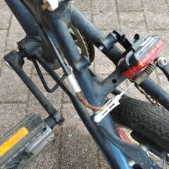 アルミ軽い！変速折りたたみ自転車の画像