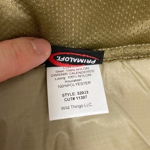 Wild things tactical マルチカム level 7 ワイルドシングス　high loft jacket デナリ 