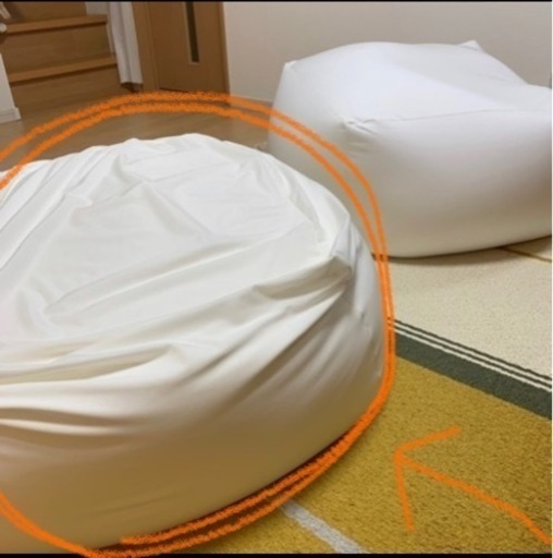無印良品　体にフィットするソファ本体（大）　ビーズクッション