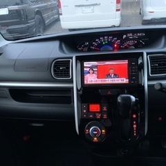 タントカスタム　最上級グレードRS SAターボ　平成26年式　走行9万キロ　車検5年2月　ナビ　テレビ　DVDの画像