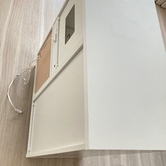 【NITORI】【美品】取りに来ていただける方カップボード　ニトリ　レンジボード　キッチンカウンター　食器棚　キッチンボードの画像