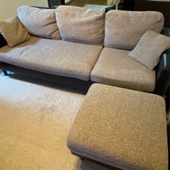 3人掛けカウチソファの画像