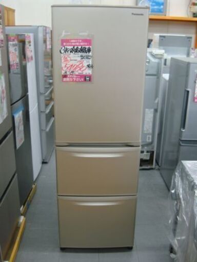 【店頭受け渡し】　パナソニック　冷凍冷蔵庫　NR-C372N　365 L　2021年製　中古品　￥54,780