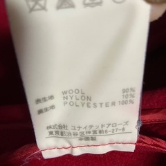 コート　赤　ユナイテッドアロー　Mサイズの画像