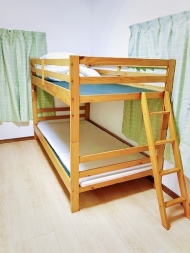 2段ベット（木製）
