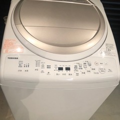 洗濯機 9kg TOSHIBA 東芝 AW-9V5 乾燥機付きの画像