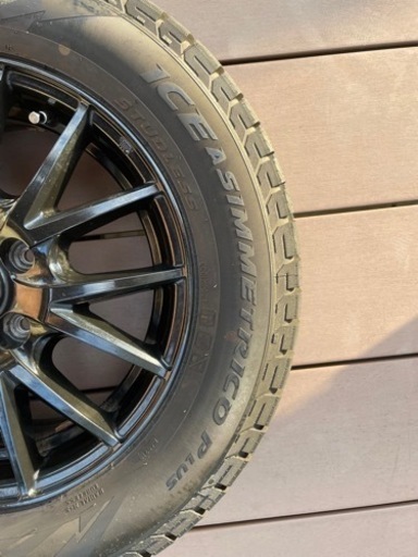 4本セット　8分山　スタッドレス　15インチ　195/65R/15 ホイール付き
