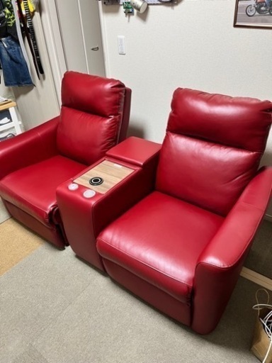 引取り決定　　ニトリ　2人用リクライニングソファー