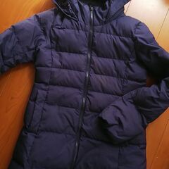 UNIQLOユニクロ美品ダウンコート紺ネイビー