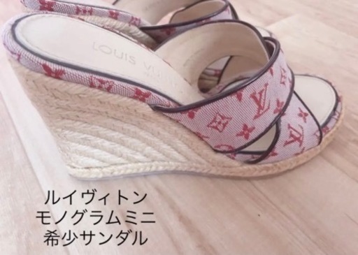 ♥完売品♥希少な23.5/入手困難ルイヴィトン♥モノグラムミニ/サンダル