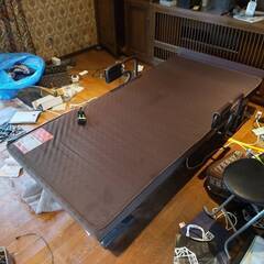 アテックスATEX電動２モーターシングル 折りたたみ ベッド　の画像