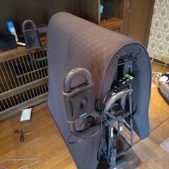 アテックスATEX電動２モーターシングル 折りたたみ ベッド　の画像