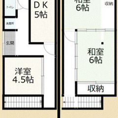 【🉐敷礼仲介料不要】中心部小田中で65㎡超で多頭ペット飼いOK＆フリーDIYな戸建賃貸  - 津山市