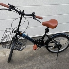 【決まりました】ほぼ新品　折り畳み自転車の画像