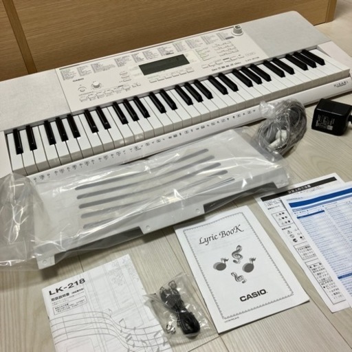 CASIO LK-218 光ナビゲーション　キーボード
