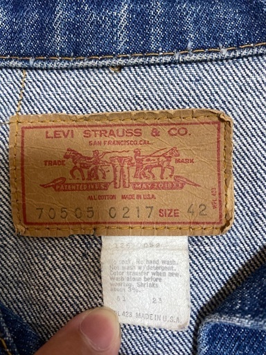 1970年代 ヴィンテージLevi’s デニムジャケット