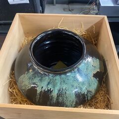 リサイクルショップどりーむ荒田店No.4043　花瓶　黒薩摩！龍...