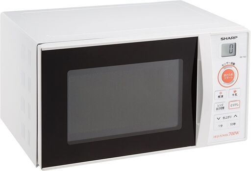 シャープ 単機能 電子レンジ 西日本 60Hz専用 20L RE-TS3-W6 ホワイト