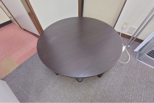 お取り引き中です！コタツ　円形　濃茶色です★