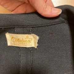 古着 ウール ジャケット風カーディガン Sサイズの画像