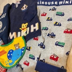 未使用品入りMIKIHOUSE 6点セット おまけ2点の画像