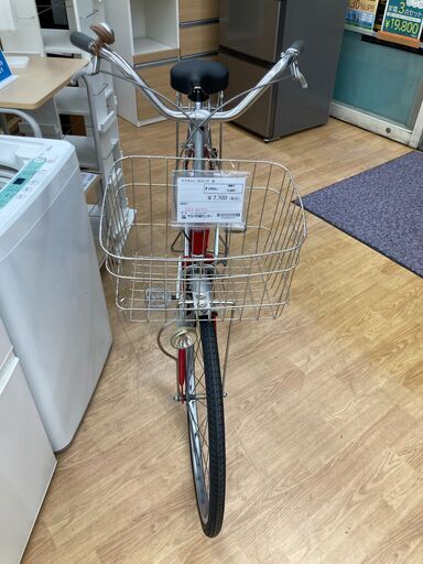 ★ジモティ割あり★  自転車 26インチ 赤 クリーニング済み KJ665