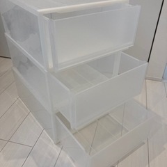 クリア収納ボックスの画像