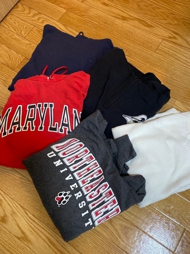 輸入古着セット！Championのみパーカー/スウェット　S