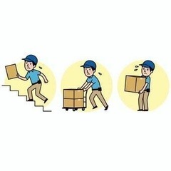 即日勤務可！運転免許証不要！台車を使った配送スタッフ！日払い＆週払い完備！の画像