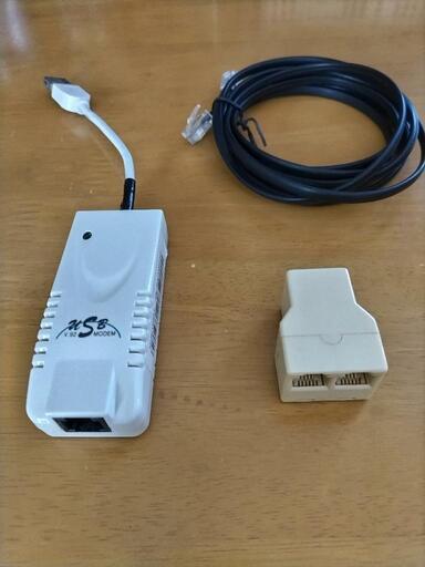 FAXモデム、USB接続